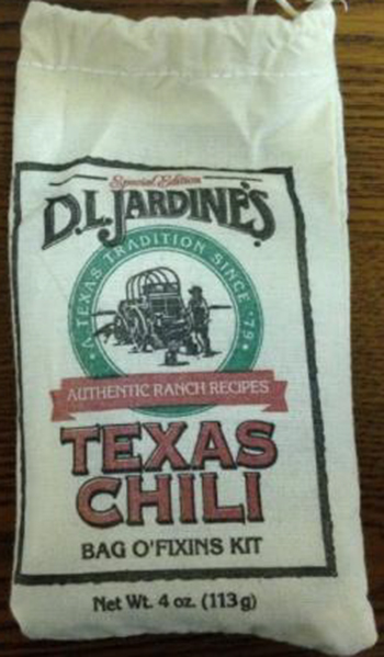 Immediate Recall & Allergy Alert Undeclared Peanut Protein In Chili Mix Products